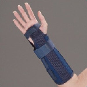 Wrist/Forearm Splint, Canvas11“, Blue, Hook & Loop, Universal