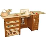 Arrow Model 98300 Sewing Machine Credenza with Airlift - Includes Free Custom Insert