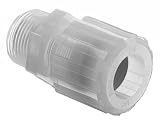 Parker Partek PFA Compression Pipe Adapter GAMS-128-01 PFA 3/4 X 1/2 MNPT