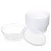 All 4 You 8 Oz All 4 You Deli Food Containers w/Lids and (1 LADLE - 8