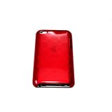 RED iPod touch 4th Generation TPU Cover Bag Case Skin Sleeve with Soft Pouch, Dust Plug and Screen Protector