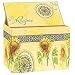 EASEL Style RECIPE BOX - SUNFLOWER FIELDS by Sherry Buck Baldwin- by LANG