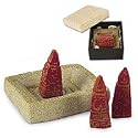 Incense cones and holder, 'Herbal Relics' (pair)