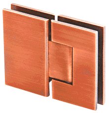Buy CRL Geneva 180 Series Brushed Copper 180 Glass-To-Glass Standard Hinge (CRL Showers, Plumbing, Bathtubs Showers & Saunas, Showers, Shower Doors)