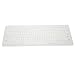 White Silicone Keyboard Cover compatible with Apple? MacBookTM/MacBook ProTM