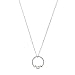 Sterling Silver Diamond-Accented Mom Pendant Necklace