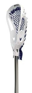 STX Stinger Complete Beginners Lacrosse Stick -Platinum AMP Attack/Midfield Length Shaft