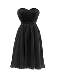 Beaded Lace-Up Sweetheart Short Bridesmaid Dress/Party Dress 