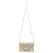 Anladia Large Ladies Evening Satin Bridal Diamante Clutch Bag Prom Envelope Handbag
