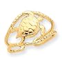 14k Turtle Toe Ring - JewelryWeb