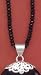 Faceted 3mm Black Spinel Bead Necklace, 16+2inExt, Sterling Silver Clasp