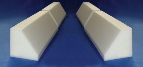 HF-604-D Honest Foam 24 Inch Foam Wedge - 4 pieces of 24"x5"x5" with Duffel