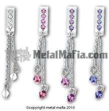 DANGLING SWIMSUIT JEWELRY OR1B- AMETHYST
