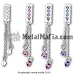 DANGLING SWIMSUIT JEWELRY OR1B- AMETHYST