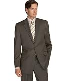 Lauren Ralph Lauren Tan Herringbone Wool Suit