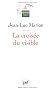 La crois�e du visible