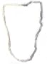 Tourmaline Necklace Gemstone Bead Jewelry 17 inches (rainbow004)