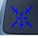 All Products : COAT OF ARMS - Vinyl Car Decal Sticker #1328 | Vinyl Color: Blue