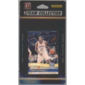 2010 / 2011 Oklahoma City Thunder Donruss Basketball Factory Sealed 10 Card Team Set Including Kevin Durant, Russell Westbrook, Jeff Green, Cole Aldrich, Serge Ibaka, James Harden, Daequan Cook and More!