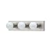 Sea Gull Lighting 4737-98 Center Stage Three-Bulb Vanity, Brushed Stainless Finish