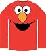 Sesame Street Elmo Face Red Long Sleeves Tee T-Shirt