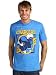 NFL Men's San Diego Chargers Vintage Crackle Short Sleeve Crew Tee (Blueberry, Large)