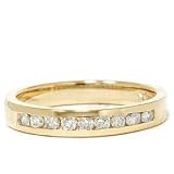 .25CT Gold Womens Diamond Anniversary 14k Yellow Ring New Band G/H Color I1 Clarity