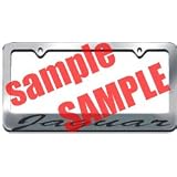 JAGUAR CHROME LICENSE PLATE FRAME 