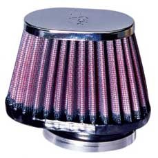 K&N RC-1824 Universal Chrome Filter