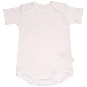 Cambrass Short Sleeved Tricot Bodysuit (White, 24 - 36 Months, )