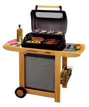 Campingaz 203897 RBS¿ Woody Holzwagen, ca. 1.620 cm², mit Textilverkleidung