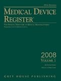 Review Sedgwick Press  / Medical Device Register: The Official Directory of Medical Manufacturers (Medical Device Register (United States))