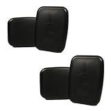 2 Pairs of New Indoor or Outdoor Weatherproof HD Mountable Black Speakers 2TS4ODB