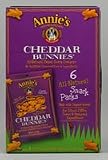 Annie's Homegrown Cheddar Bunnies Baked Crackers, 1-Ounce Snack Packs in 6-Count Boxes (Pack of 6)