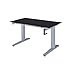 Acme Furniture Acme 92386 Bliss Height Ajustable Desk, Black Glass, One Size