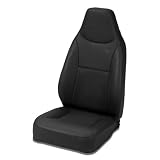 Bestop 39436-01 TrailMax II Black Vinyl Fixed Single Jeep Seat by Bestop