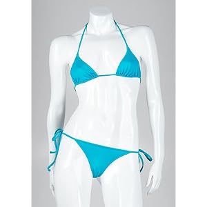 Buy Blue Triangle String Bikini: L by Dolce & Gabbana