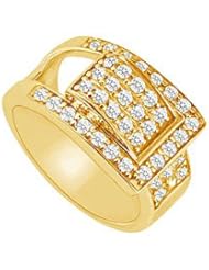 Diamond Ring 14K Yellow Gold - 0.50 CT Diamonds