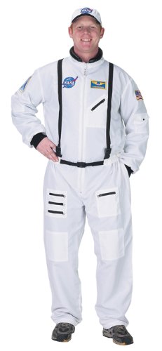 Adult Astronaut Suit w Embroidered Cap (Large)