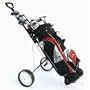 Herren Golfset inkl. Trolley - Graphit Golfschl�ger - 17 Teiliges Golf Set!!! Golfset von sehr guter Qualit�t, 450cc Driver, 1 Holz und 2 x Rescue, Eisen 5-9, PW, SW, Balanced Putter und Headcovers, das l�sst keine W�nsche des Golfers offen