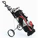 Luxus Graphite Golfset für Herren (15-Teilig) mit super ALU Trolley - Komplettsatz incl. 2x Rescues von BLACKBIRD, Professionell FULL SET mit 460 cc Graphite Driver und 1x Titanium Graphite Hölzer +2 x Rescue, EISEN 5-9, PW, SW, Putter, Tasche und Trolley für Rechtshänder