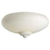 31b%2BKC3W0EL. SL160  Monte Carlo MC174 Oval Bowl Light Kit, Matte Opal glass, Includes Three 60 Incandescent Candelabra Bulbs