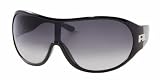 RALPH LAUREN RL 8003 5001/8G BLACK PLASTIC GRAY GRADIENT LENS SHIELD SUNGLASSES