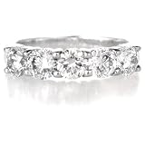 Diamond Platinum Wedding Band Ring