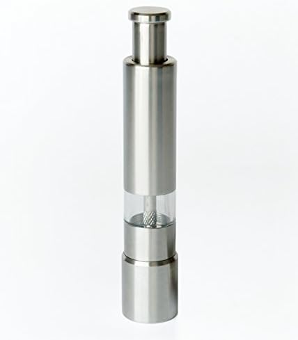 Nuliah® Portable Stainless Steel Salt And Pepper Grinder Mill, For Peppercorns, Sea Salt, Himalayan Salt, Spices & Table Seasoning, Mini Version