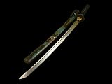 Fully Handmade Black Full Tang Practical Japanese Samurai Katana #328