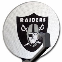 Oakland Raiders Satellite Dish Cover