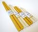Bluecorn 100% Pure Beeswax Taper Candles | Natural Beeswax, Ivory White Unscented Tapered | Soy, Paraffin, & Fragrance Free | 12 Inch, Bulk 8-Pack | Handmade in Colorado