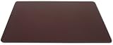 Chocolate Brown Leather 38 x 24 Desk Mat w/o Rails