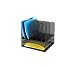 Safco Mesh Desk Organizer with Two Horizontal and Six Upright Sections (3255BL)
